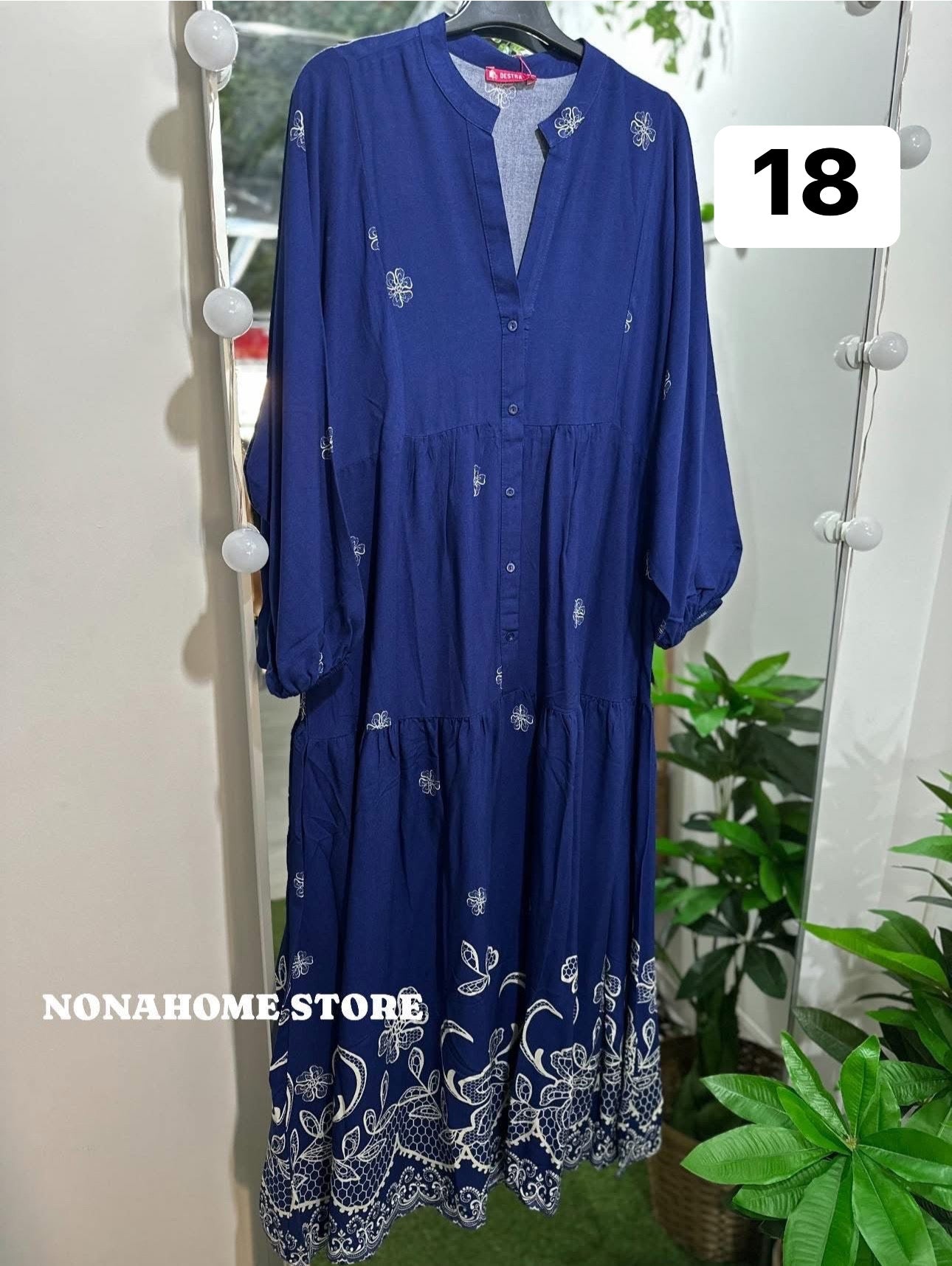 Printed Wide Summer Dress