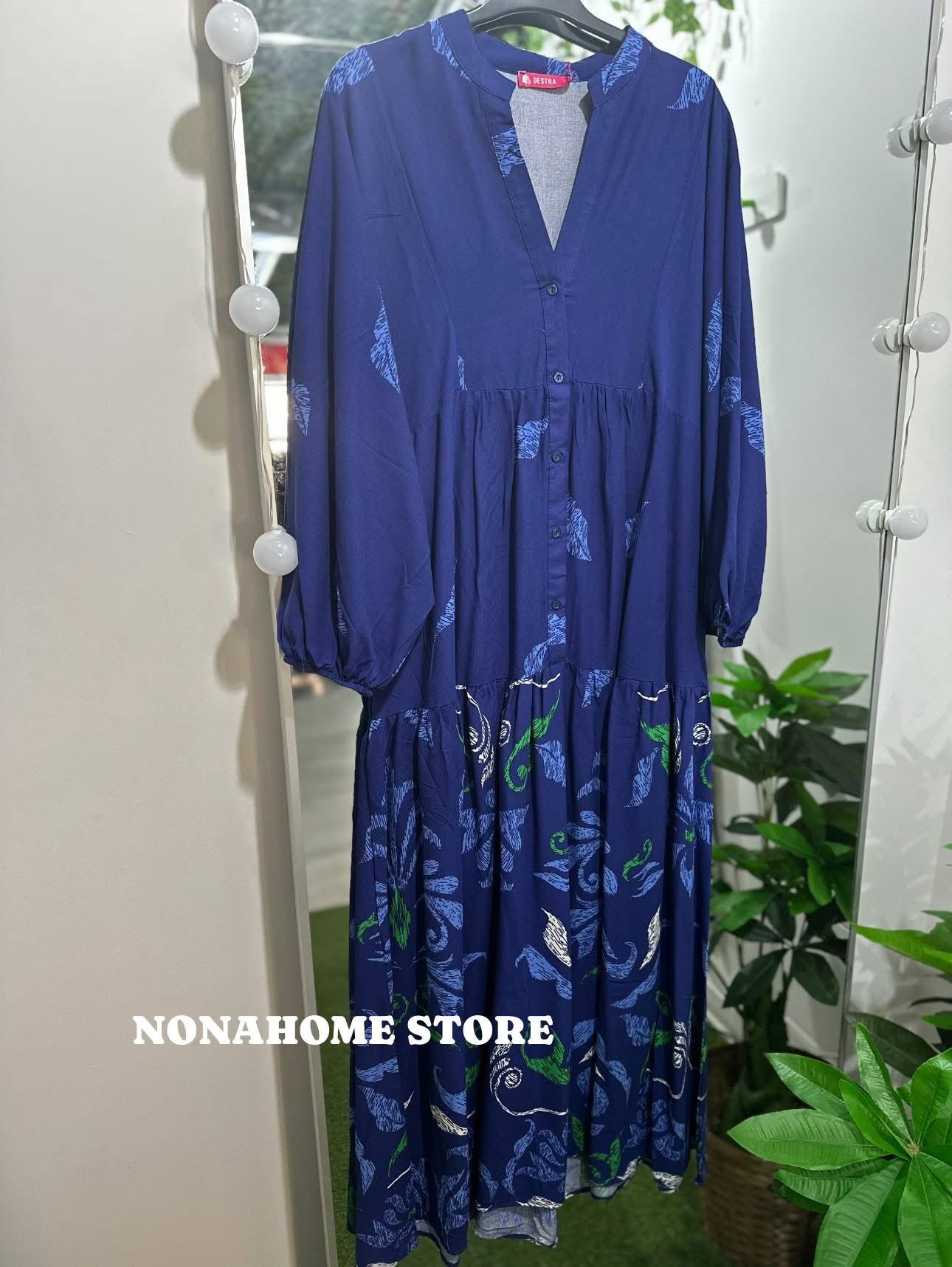 Printed Wide Summer Dress