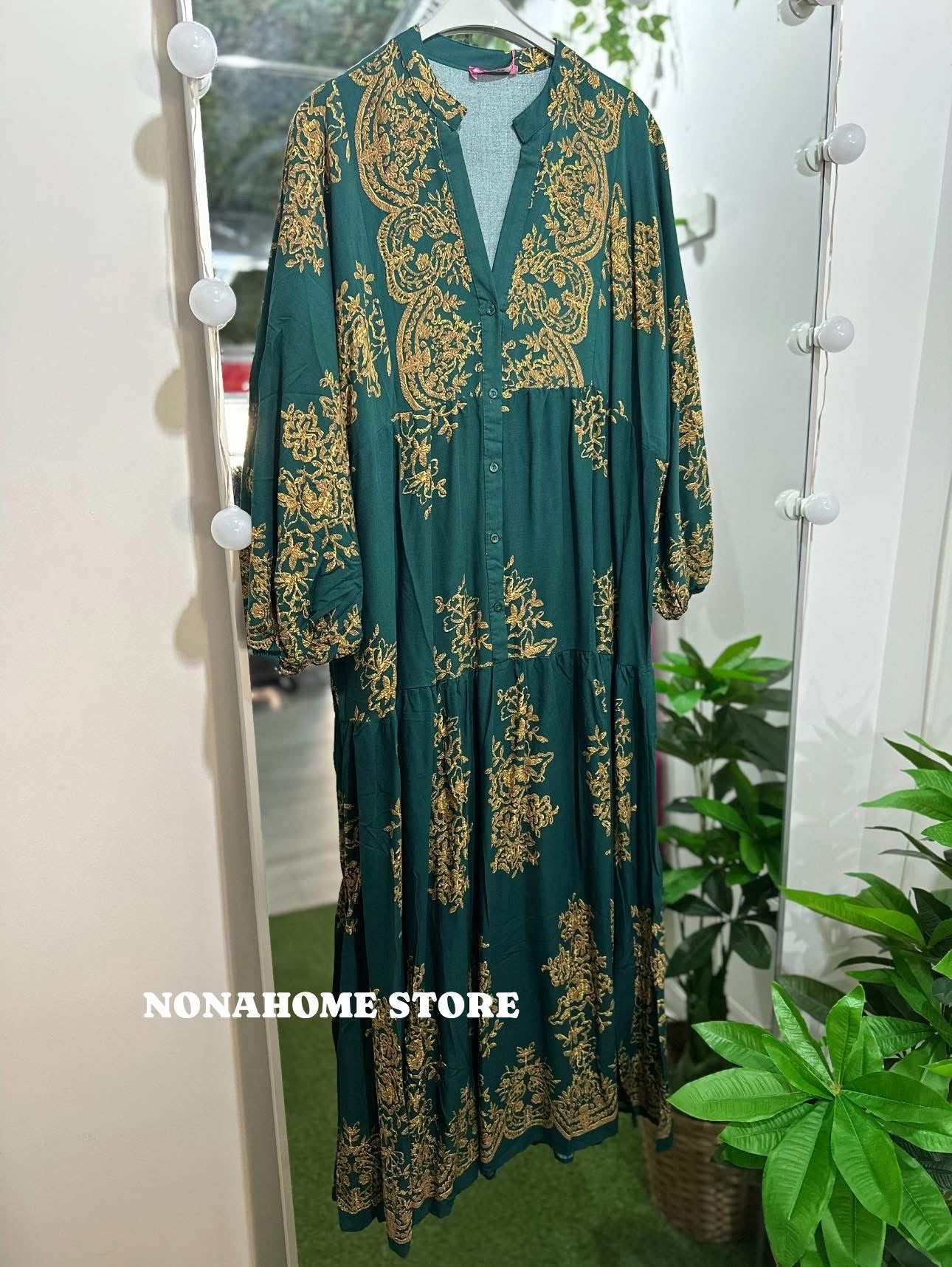 Printed Wide Summer Dress