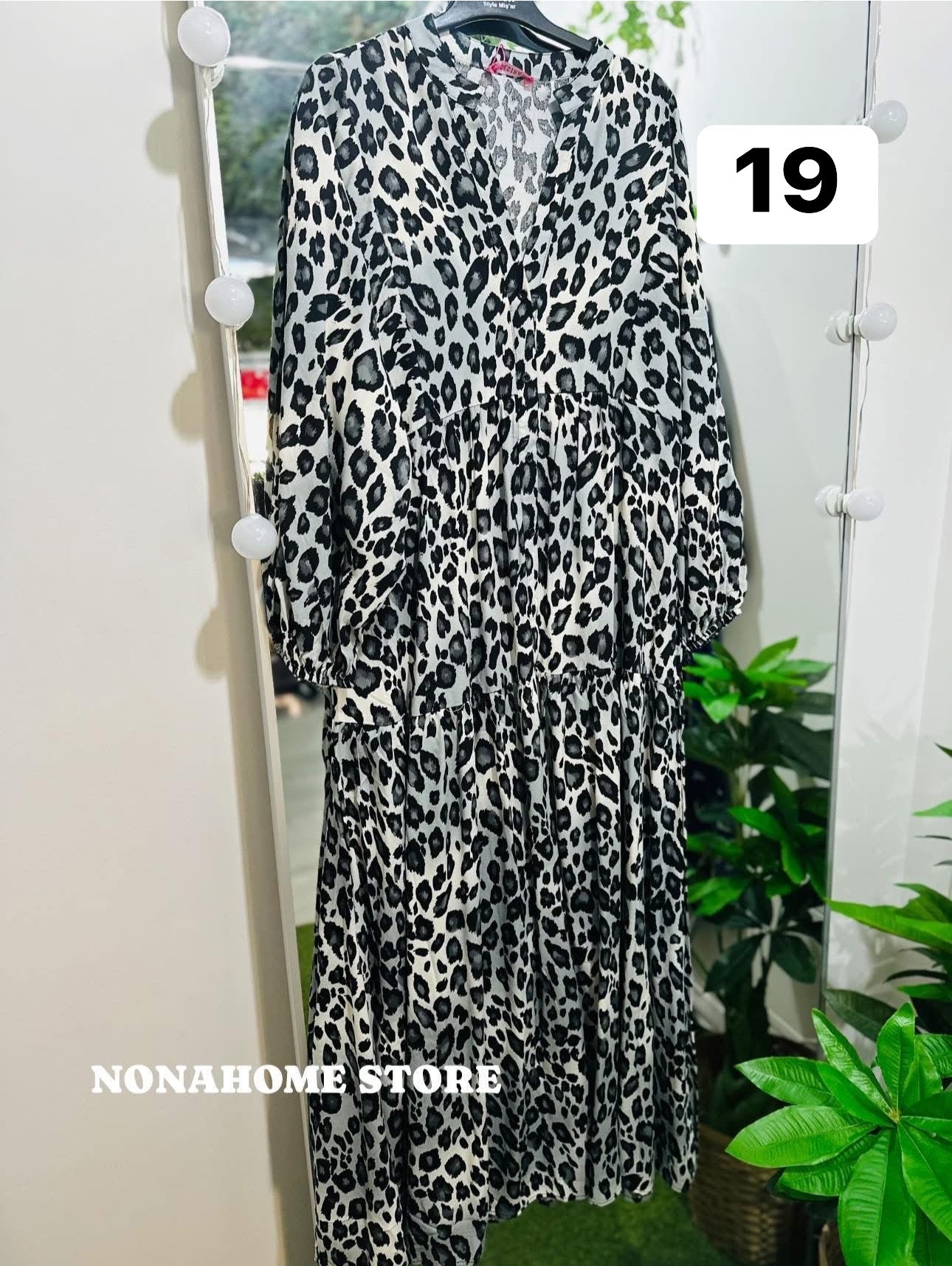 Printed Wide Summer Dress