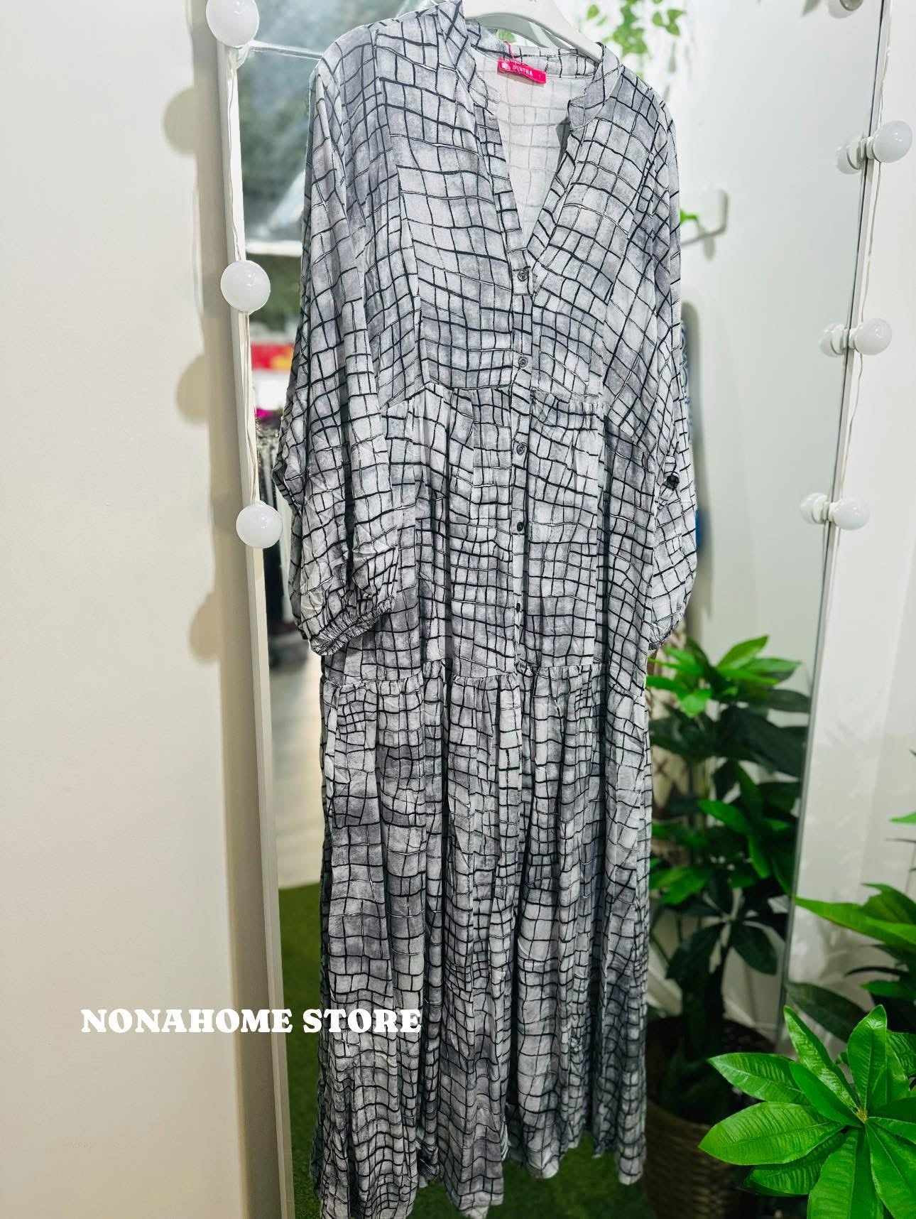 Printed Wide Summer Dress