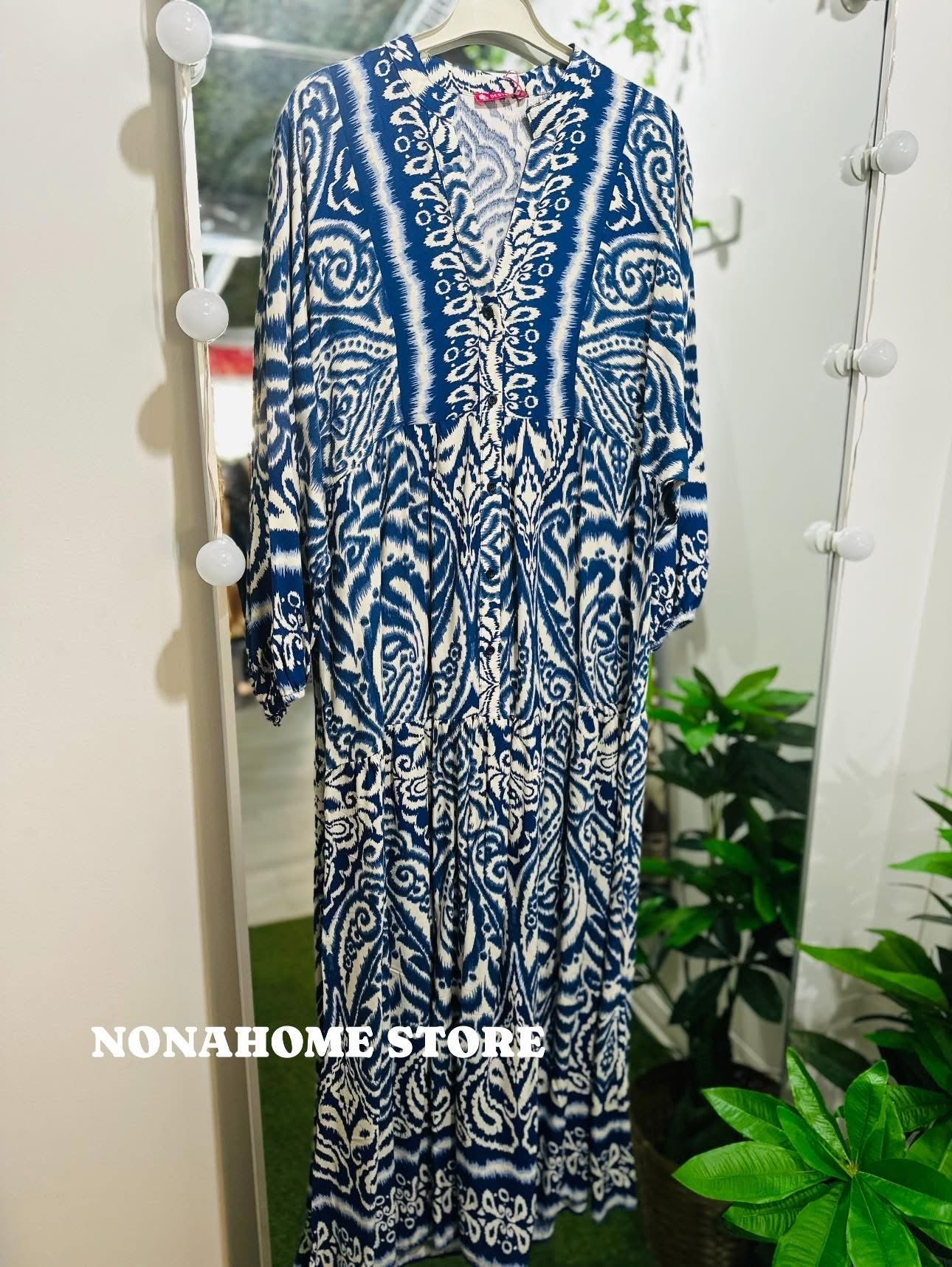 Printed Wide Summer Dress