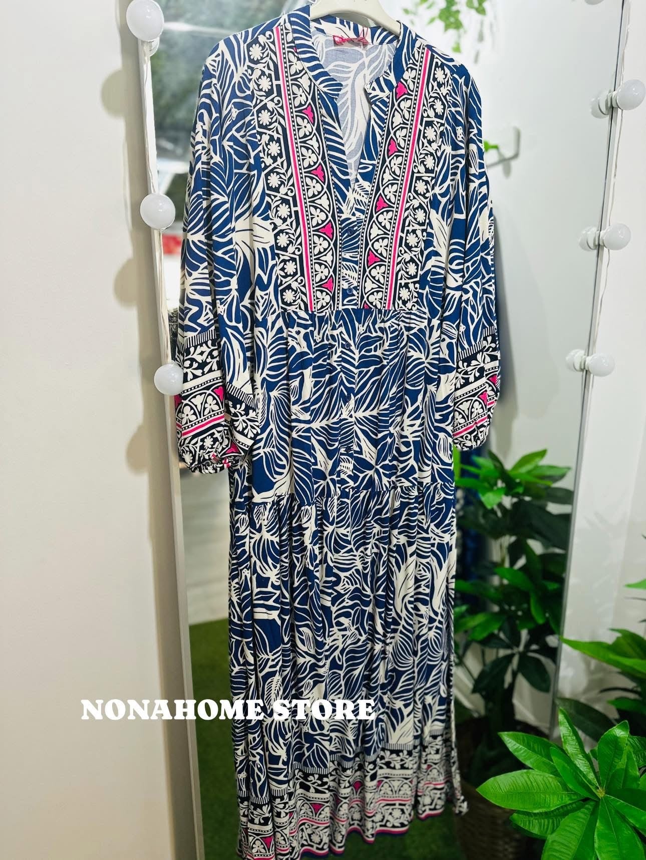 Printed Wide Summer Dress