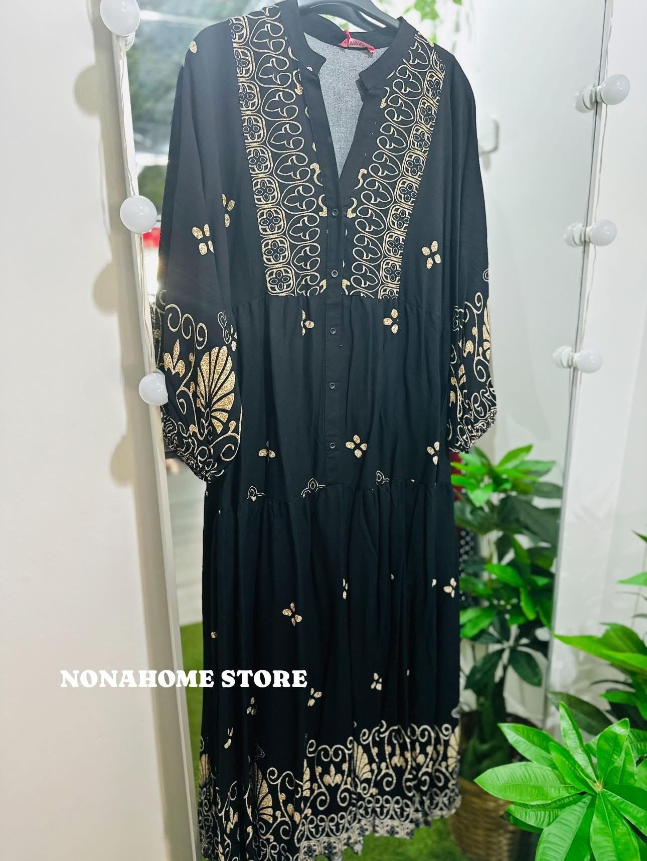 Printed Wide Summer Dress