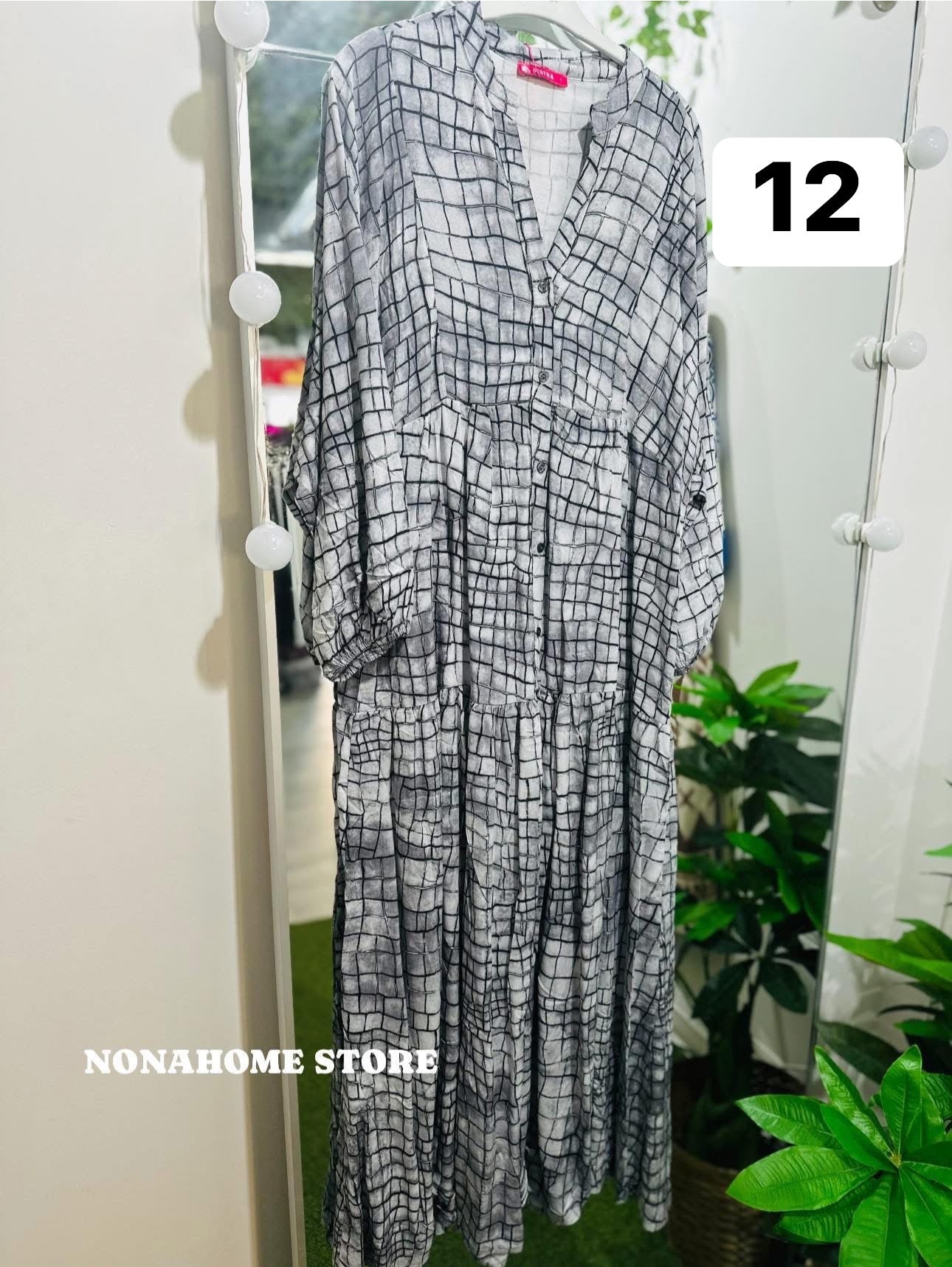 Printed Wide Summer Dress