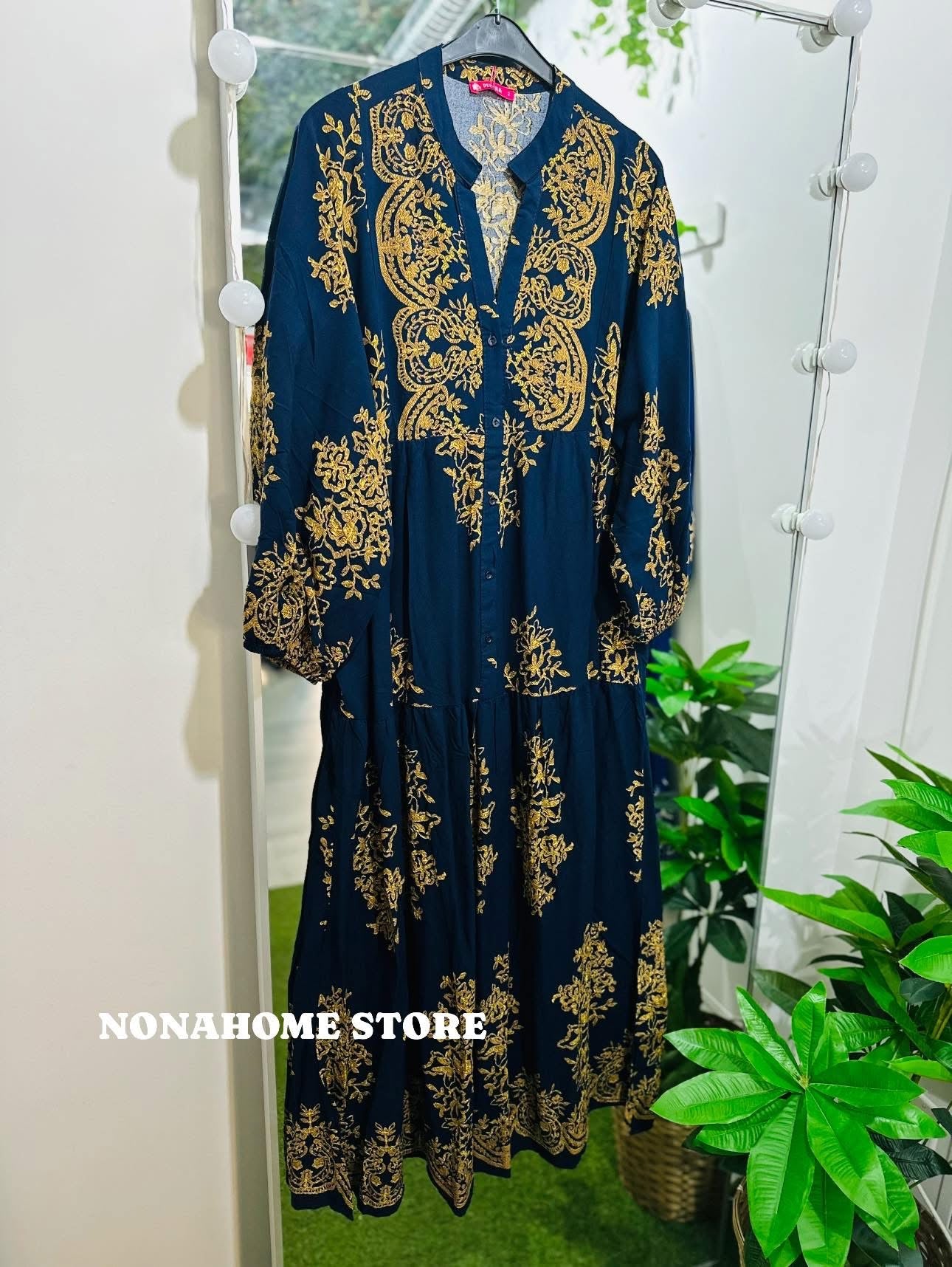 Printed Wide Summer Dress