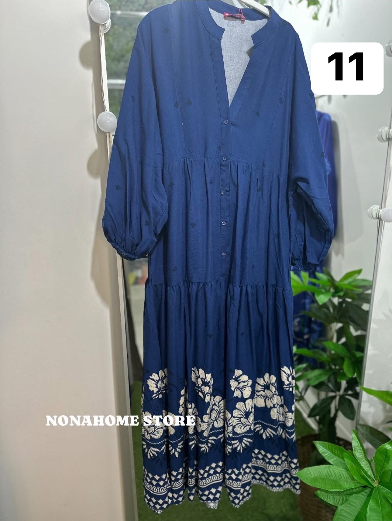 Printed Wide Summer Dress