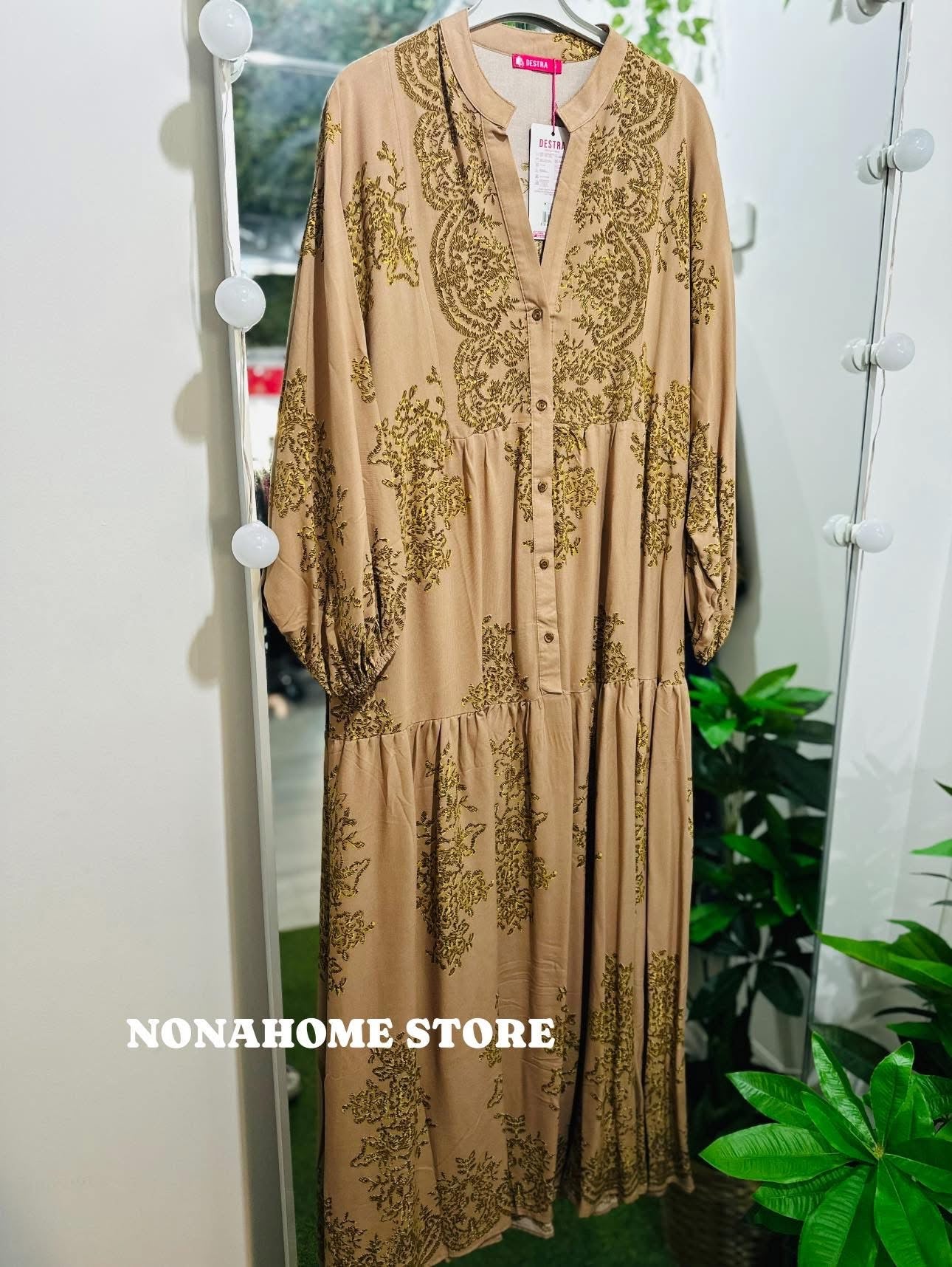 Printed Wide Summer Dress