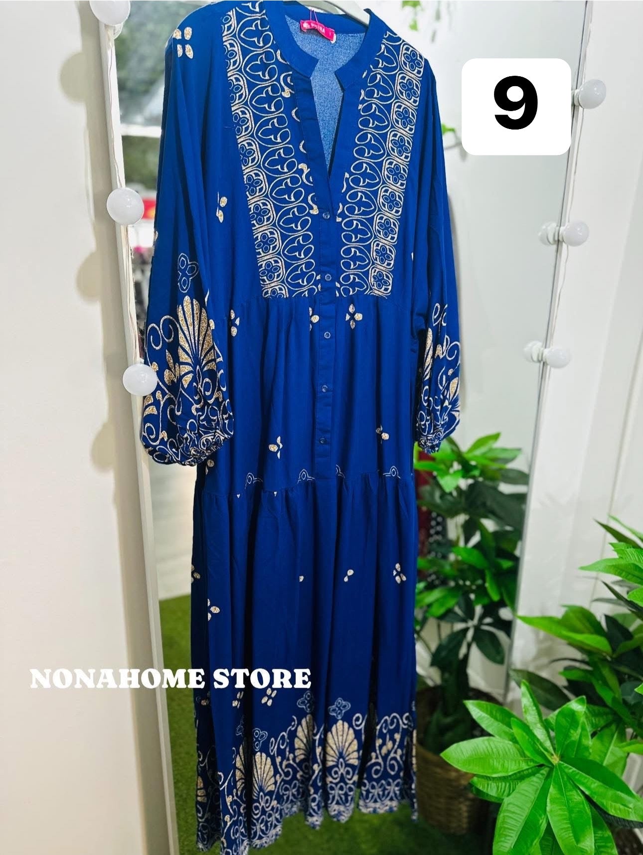 Printed Wide Summer Dress