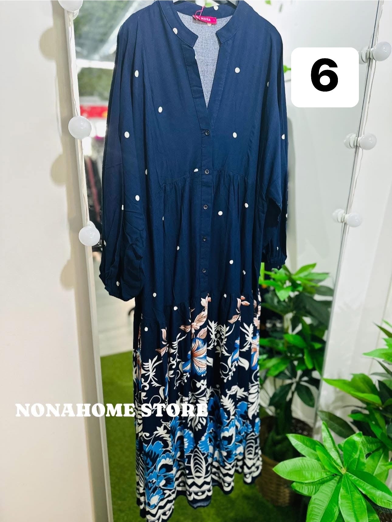 Printed Wide Summer Dress