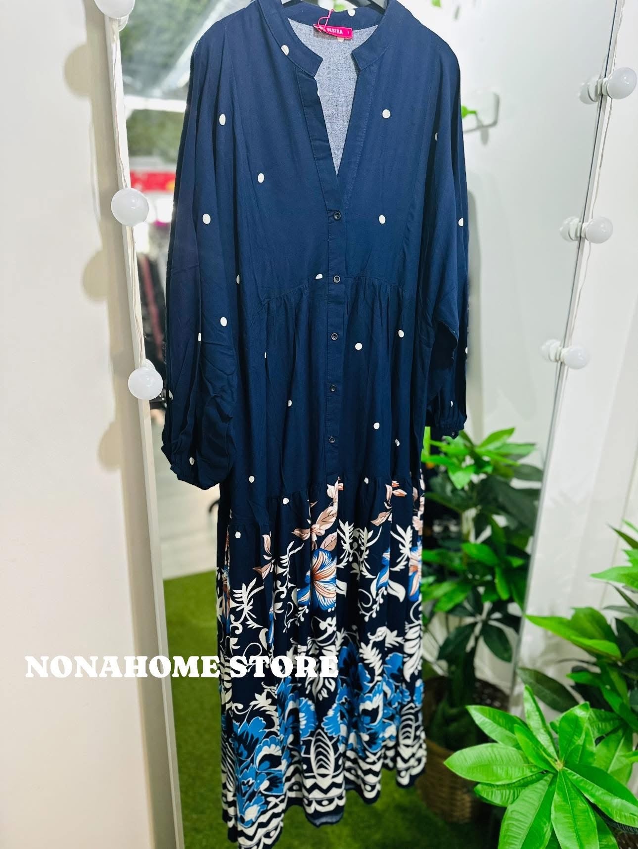 Printed Wide Summer Dress
