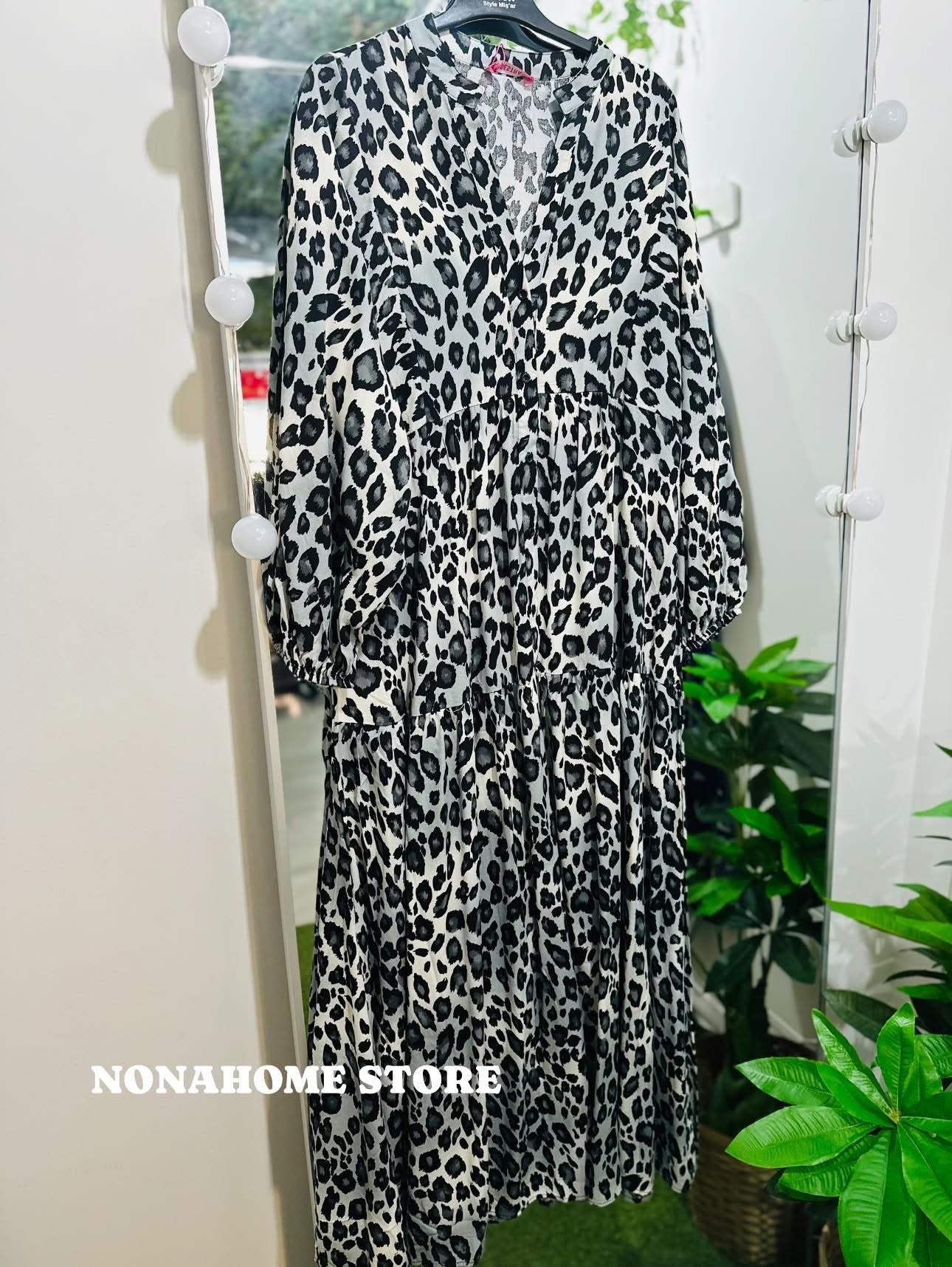 Printed Wide Summer Dress