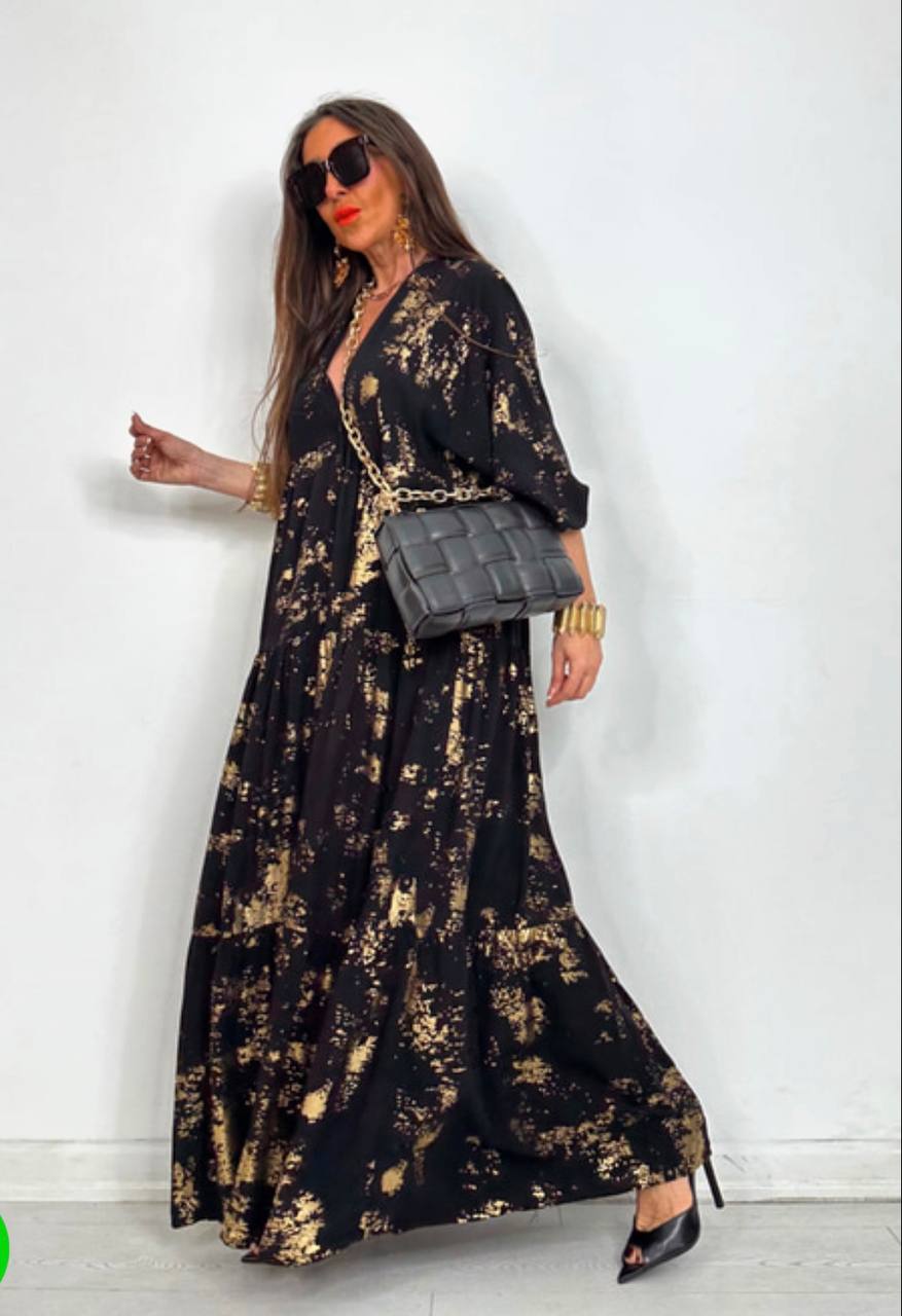 Oversize Shiny Dress