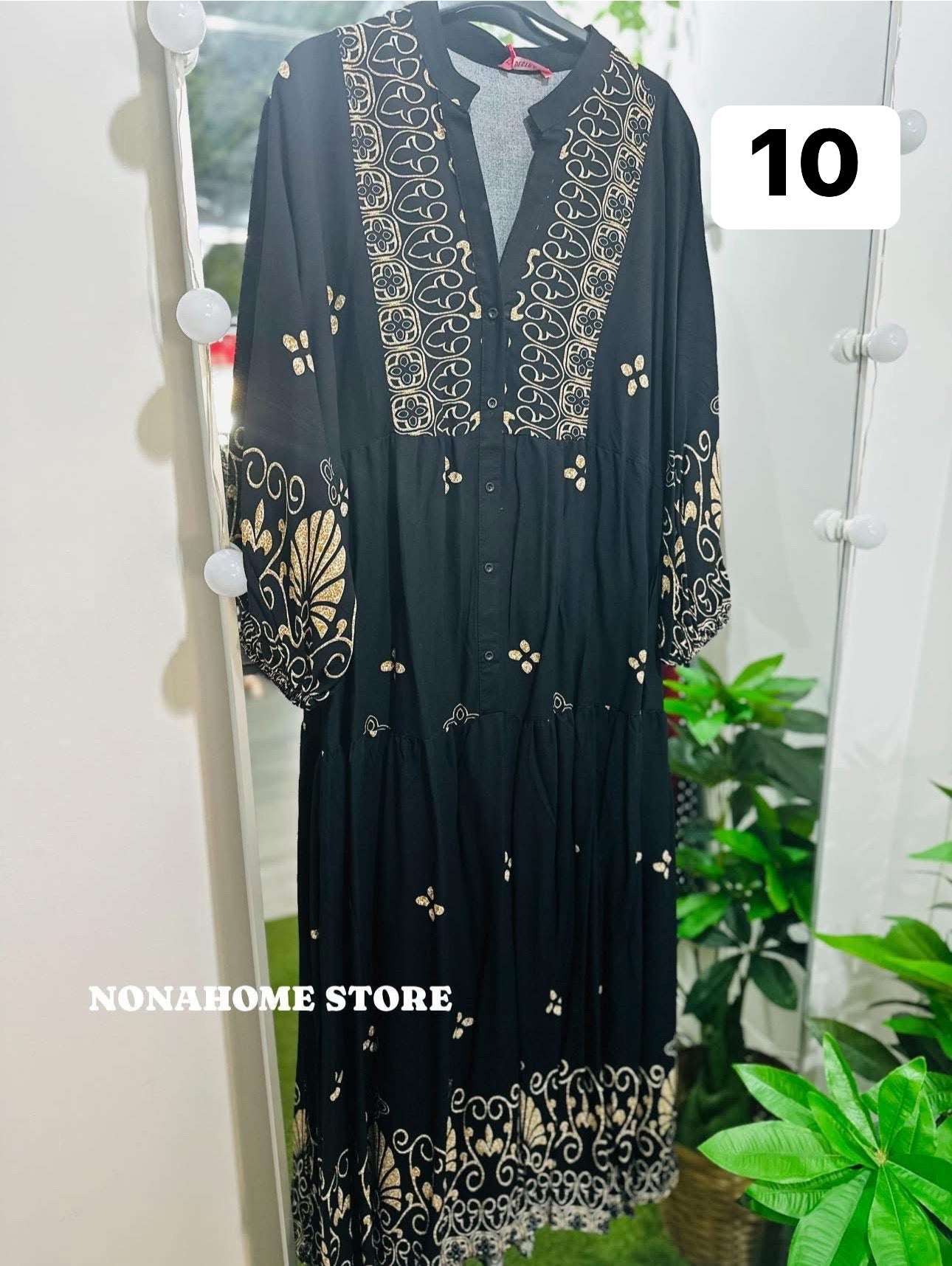 Printed Wide Summer Dress