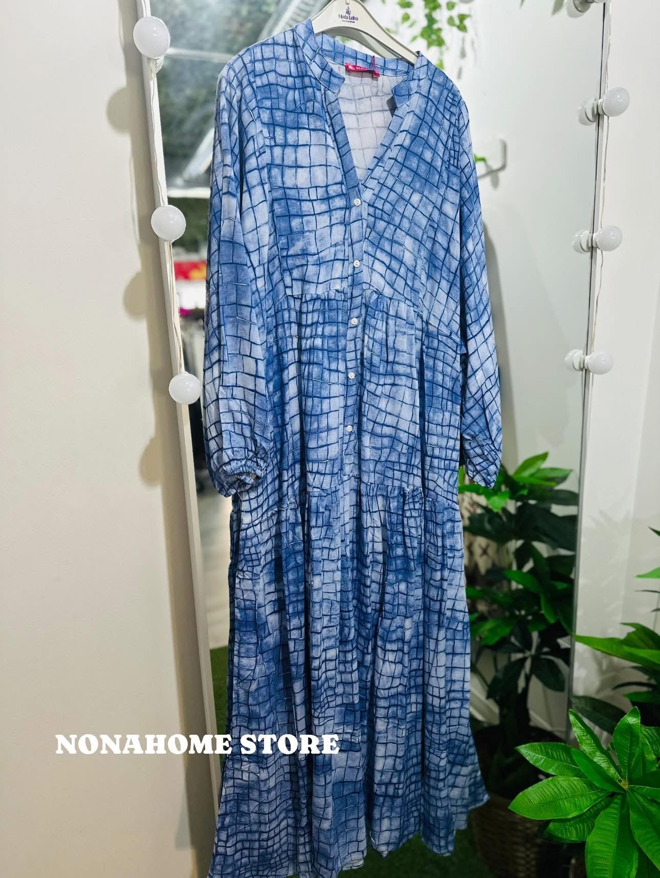 Printed Wide Summer Dress
