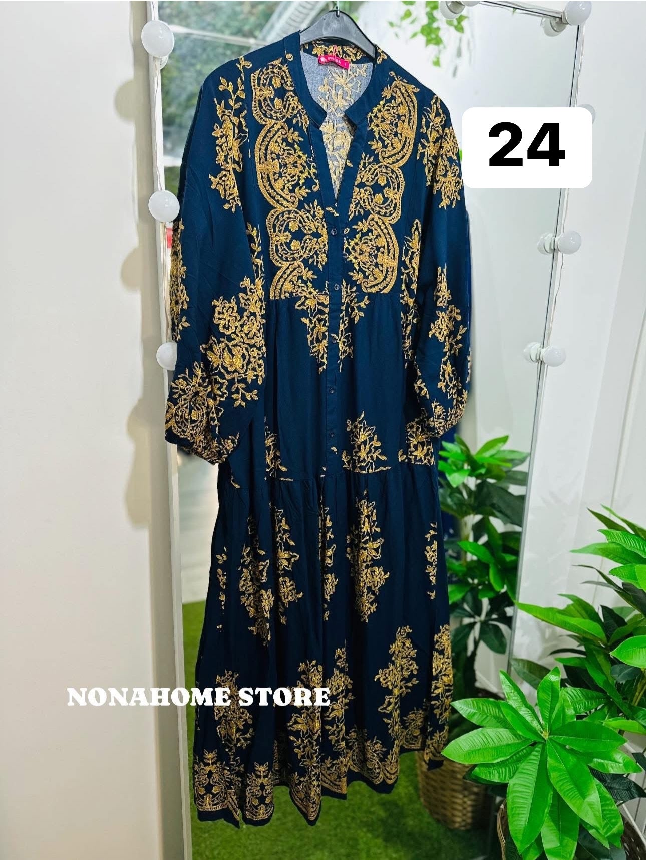 Printed Wide Summer Dress
