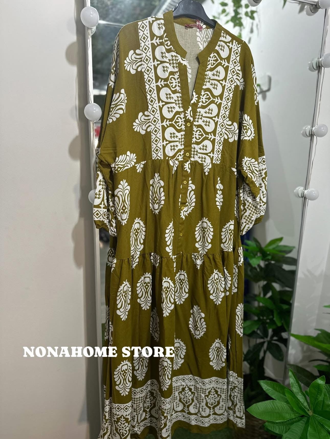 Printed Wide Summer Dress