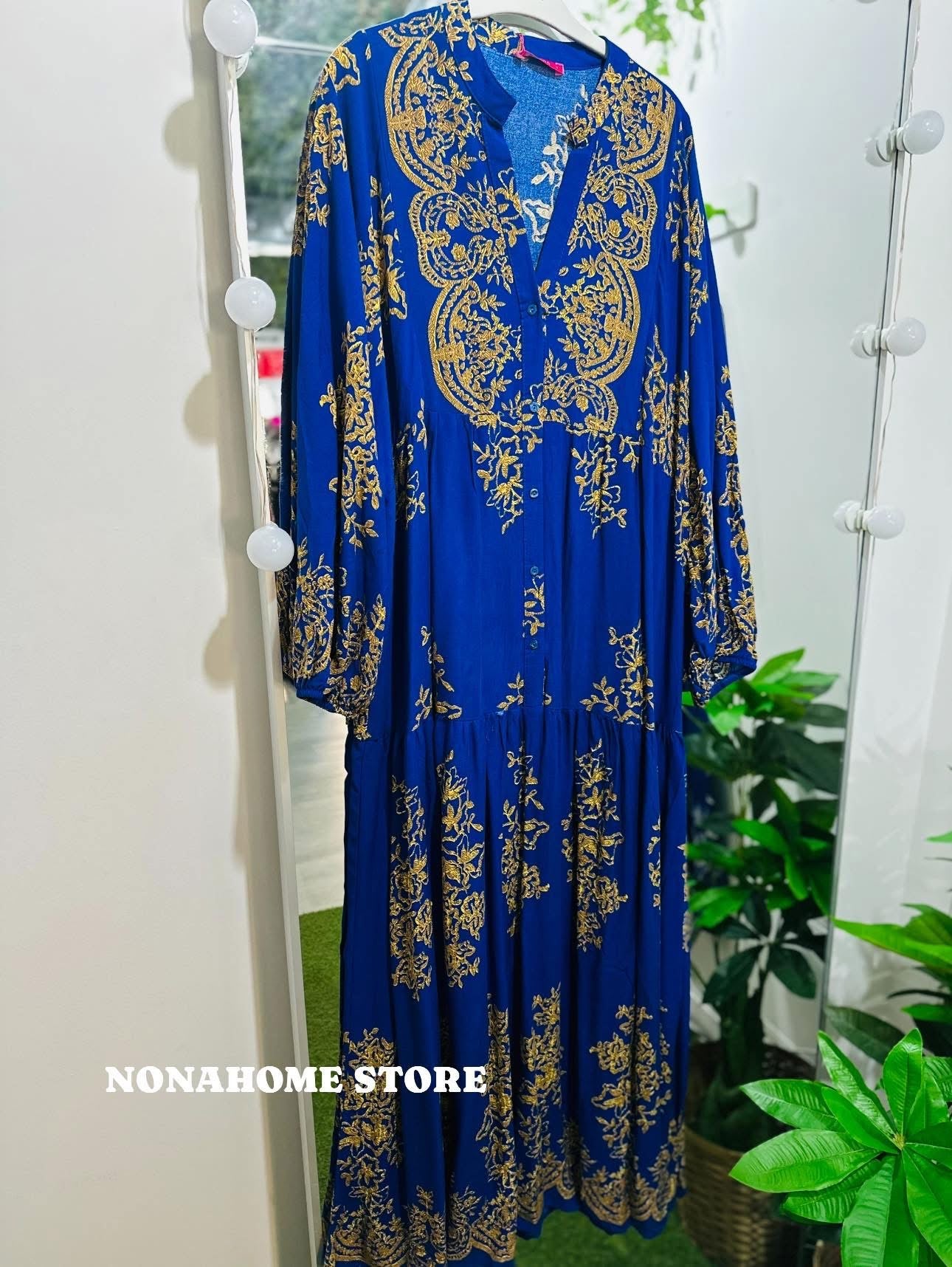 Printed Wide Summer Dress
