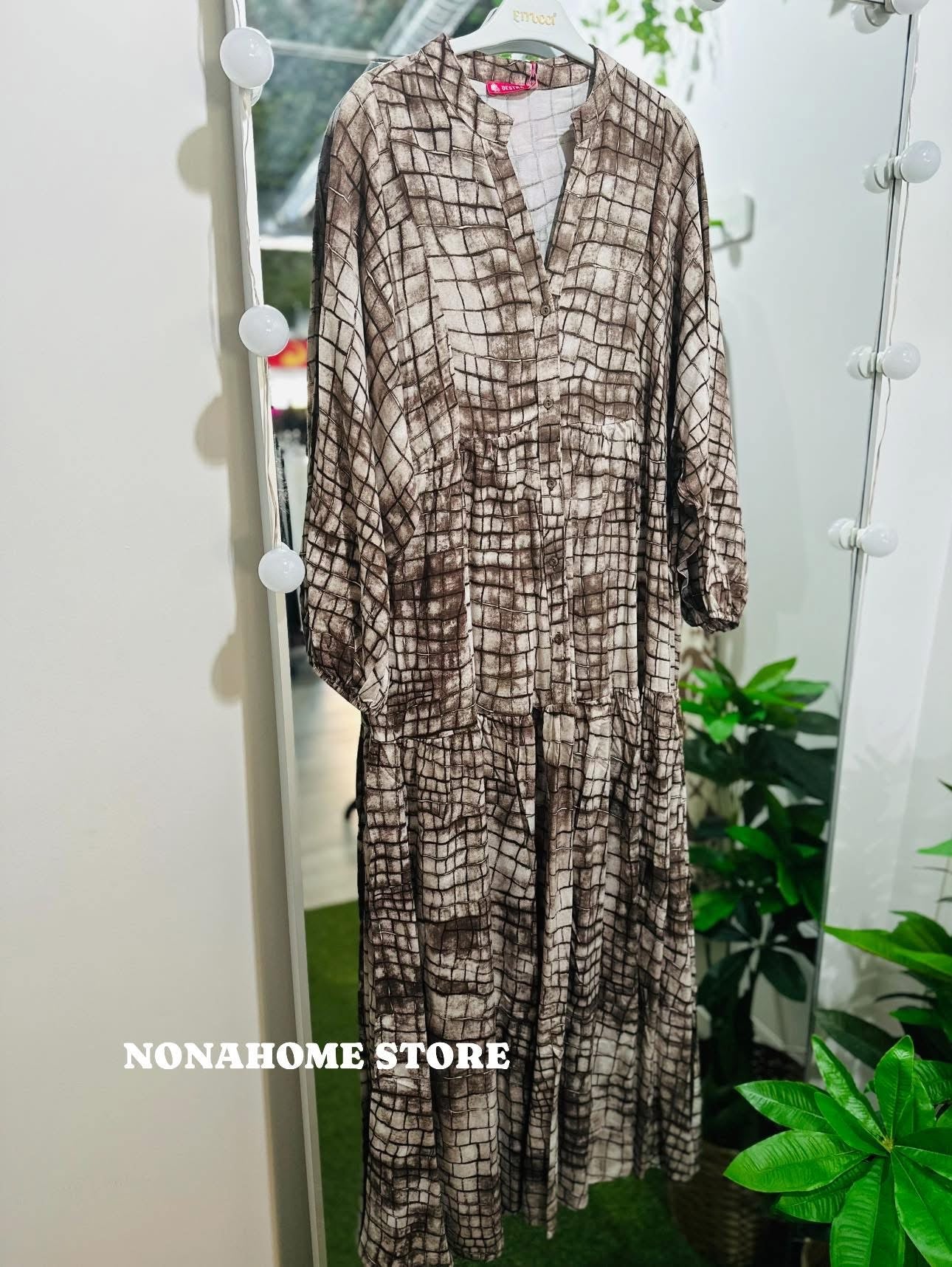 Printed Wide Summer Dress
