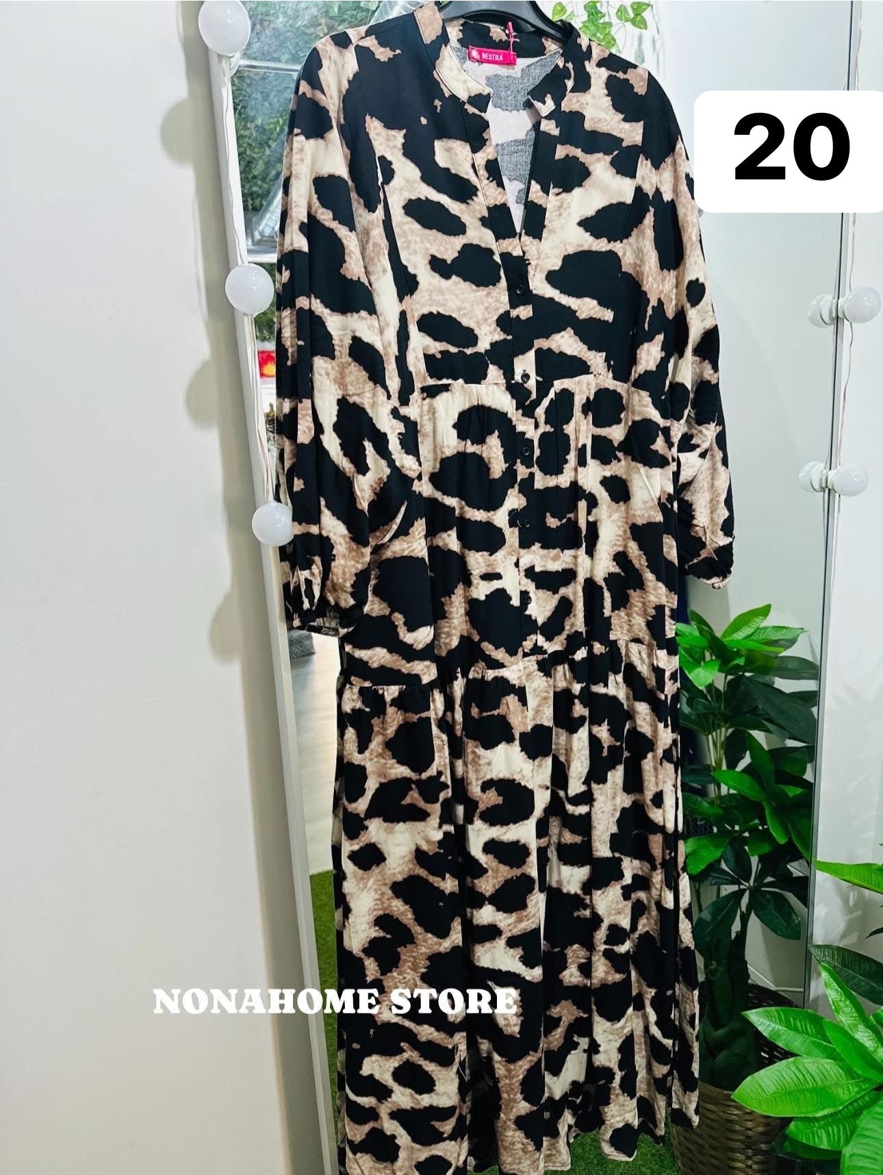Printed Wide Summer Dress