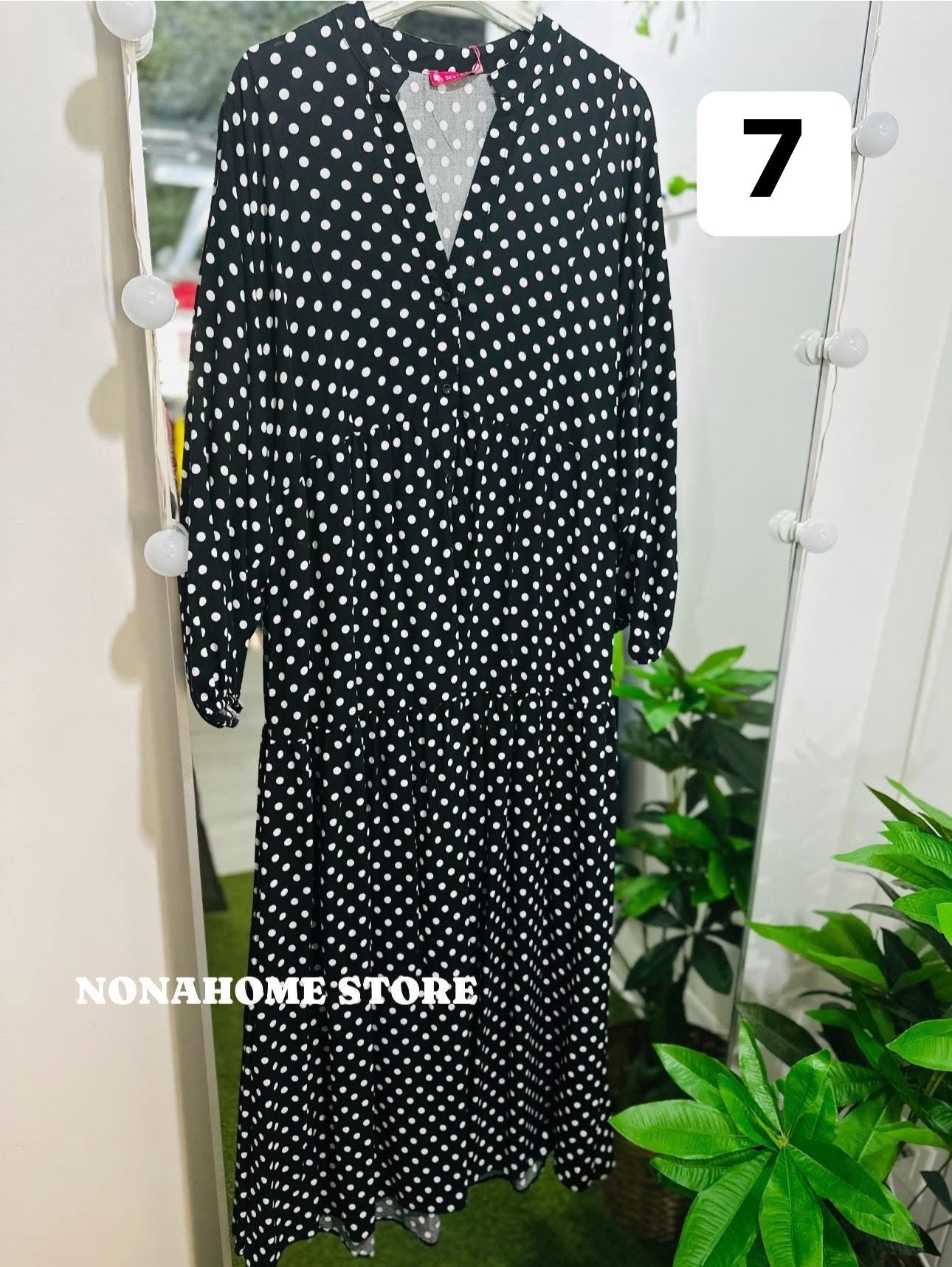 Printed Wide Summer Dress