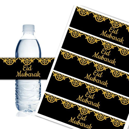 EID Mubarak Bottle Sticker (24 Stickers)