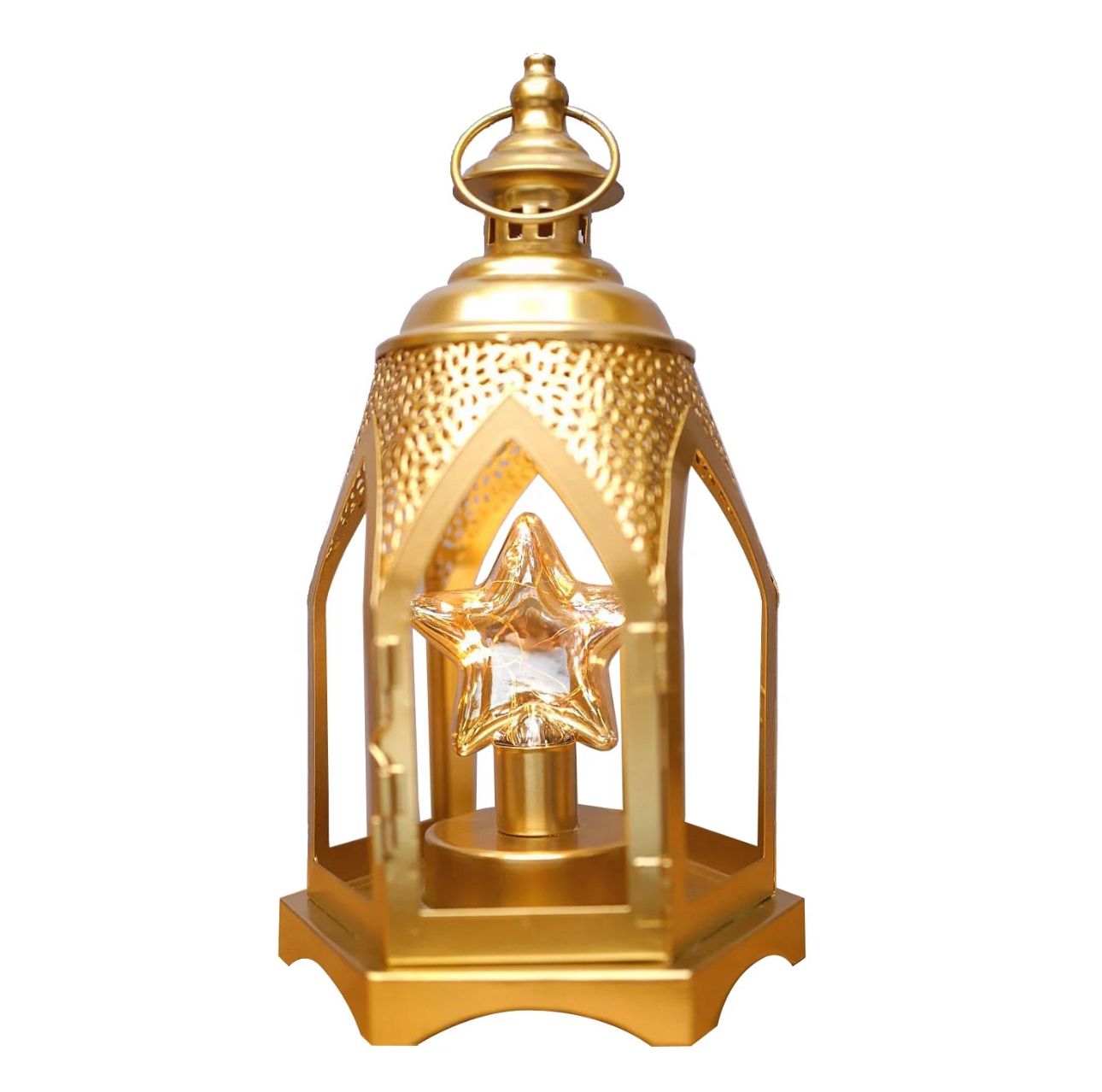 Lantern Gold With Led