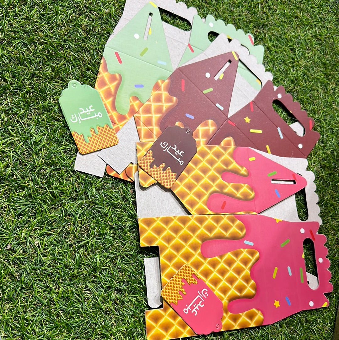 Goodie Bag - 3 Ice cream Box