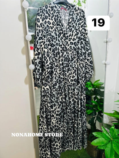 Printed Wide Summer Dress