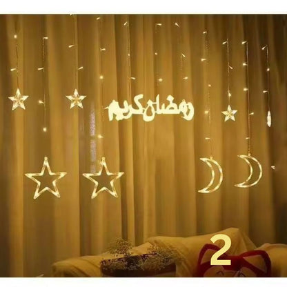 Curtain Lights Ramadan Kareem