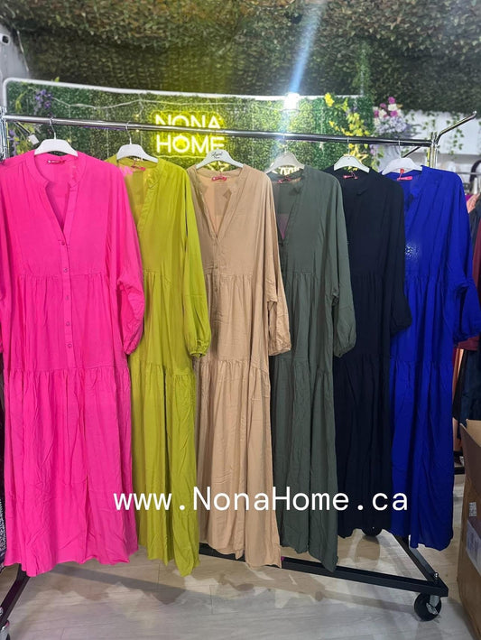 Plain Oversize Summer Dress