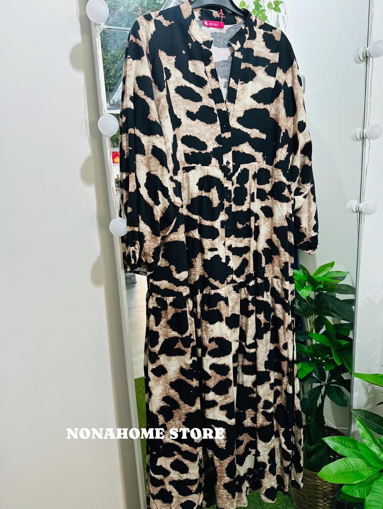 Printed Wide Summer Dress