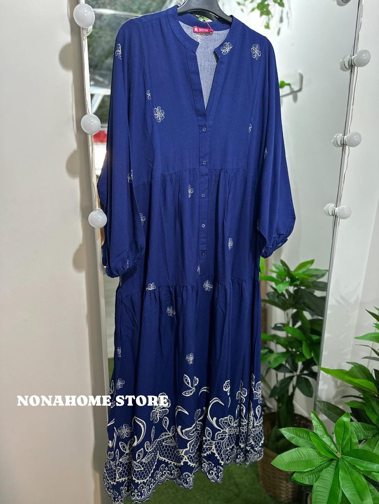 Printed Wide Summer Dress