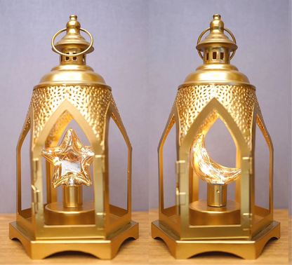 Lantern Gold With Led