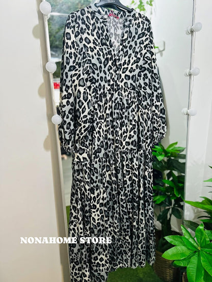 Printed Wide Summer Dress