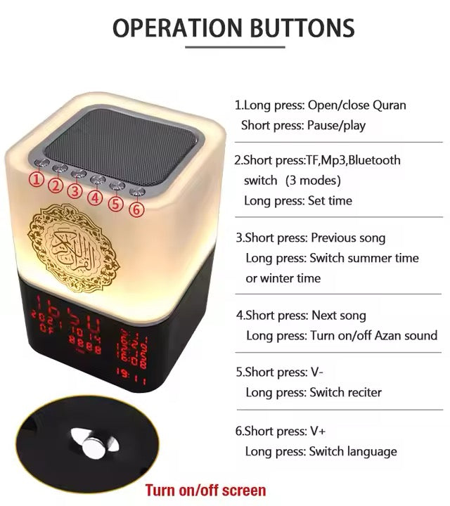 Azan Clock Quran Speaker Player