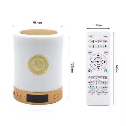 Portable Islamic Quran Player Mp3 Speaker and Desk Touch Lamp