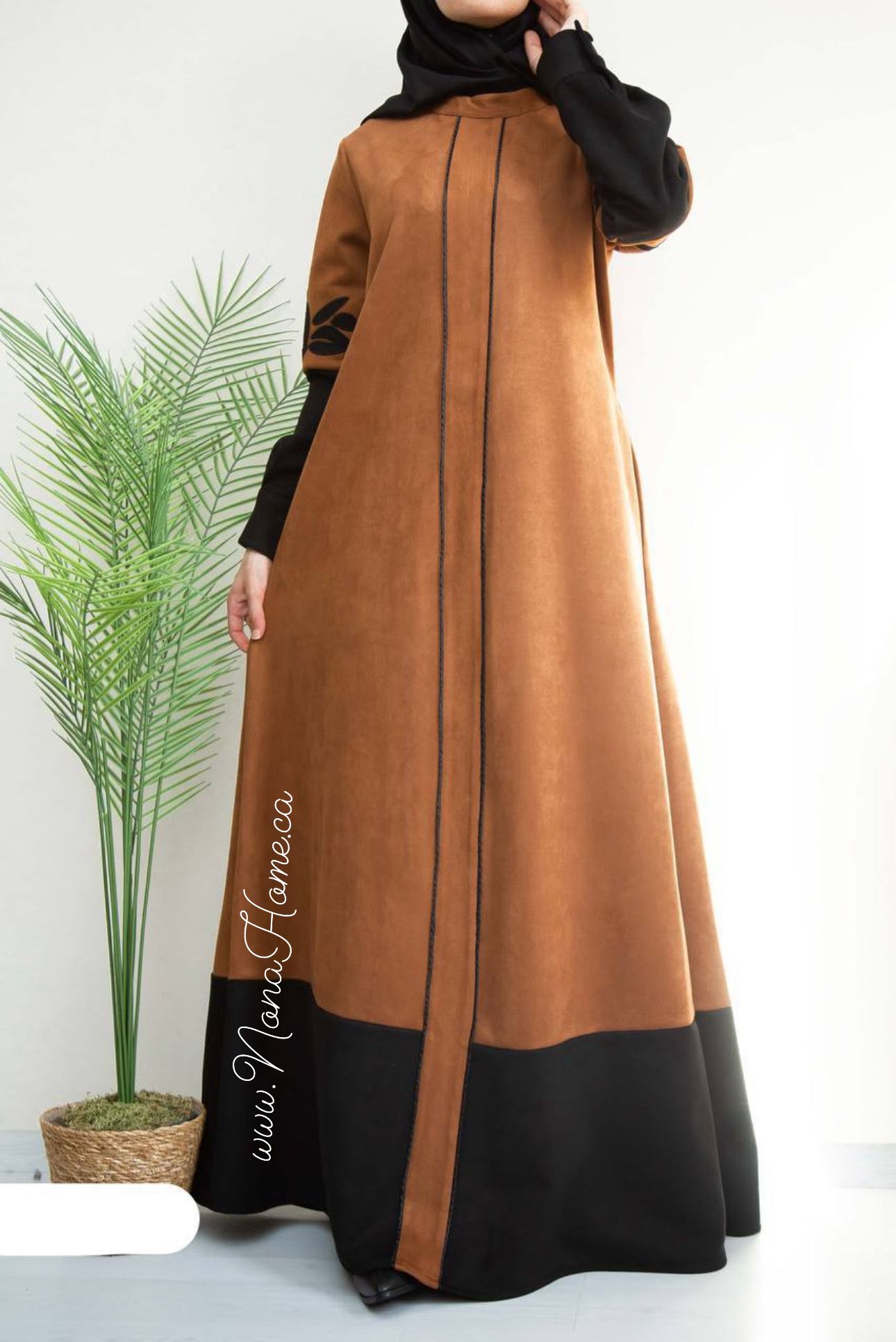 Suede Abaya