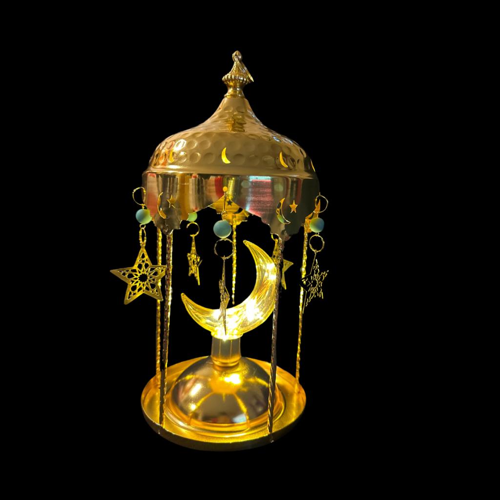 Table Ramadan Decoration with Cresent Led