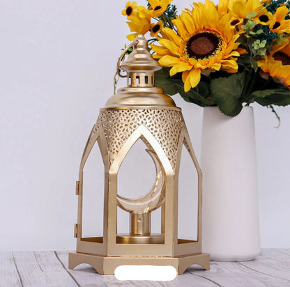 Lantern Gold With Led 2