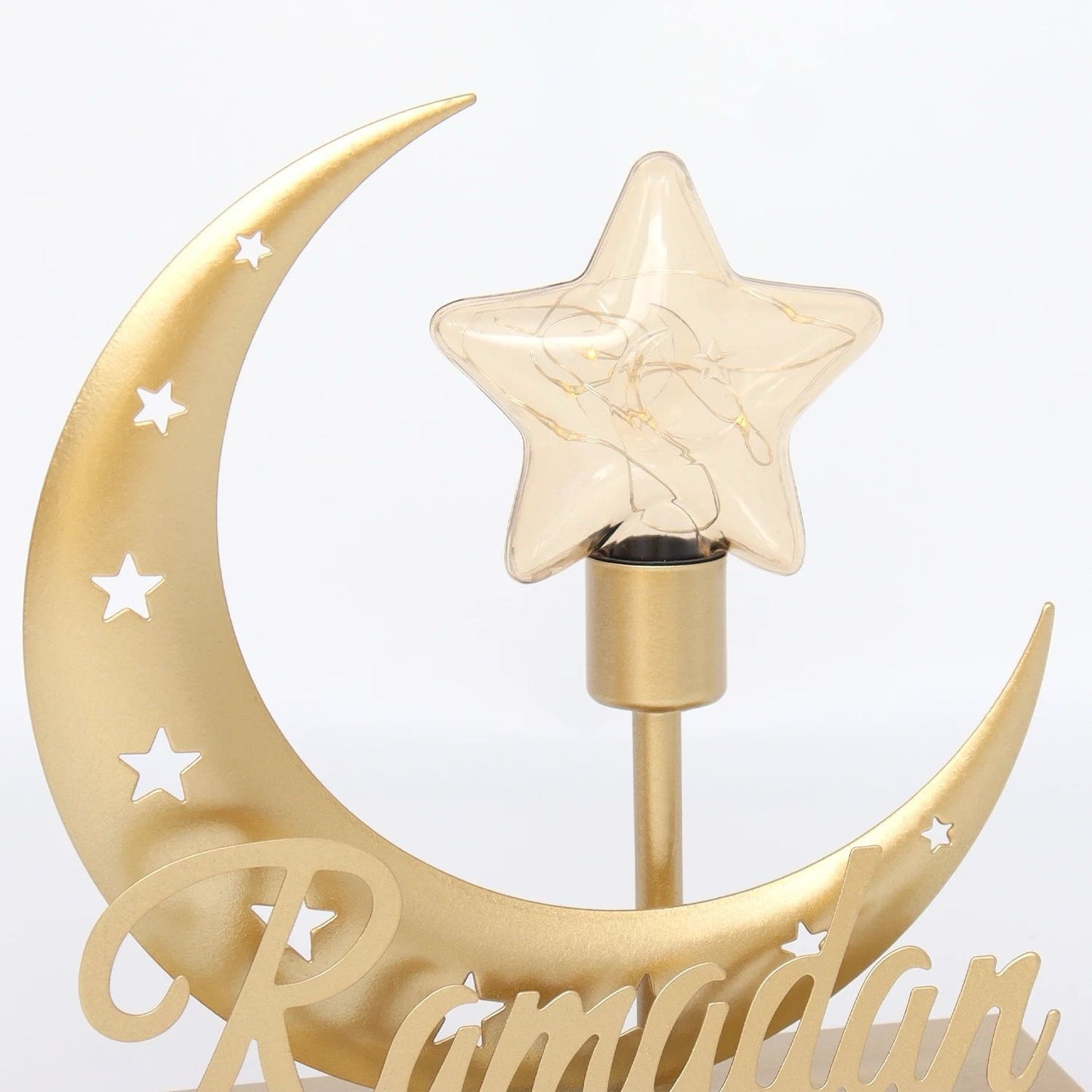 Table Ramadan Decoration Crescent with LED