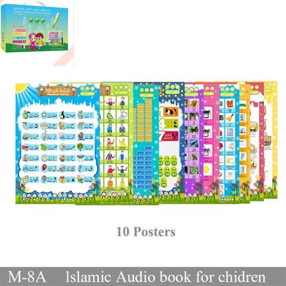 Interactive Islamic Electronic Learning Book Set with Talking Pen for Kids