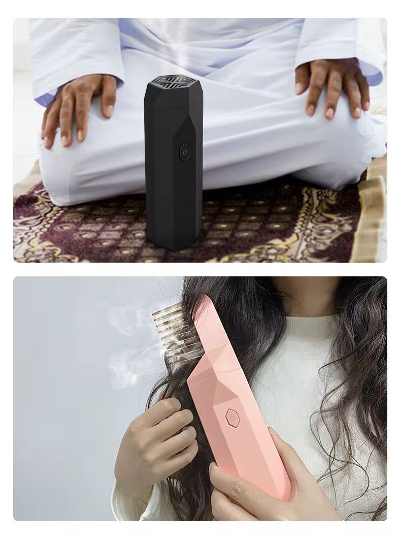 Electronic Burner Ramadan Aroma Diffuser with Hair Comb Portable Electric Diffuser