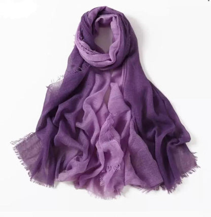 Crinkle cotton scarves