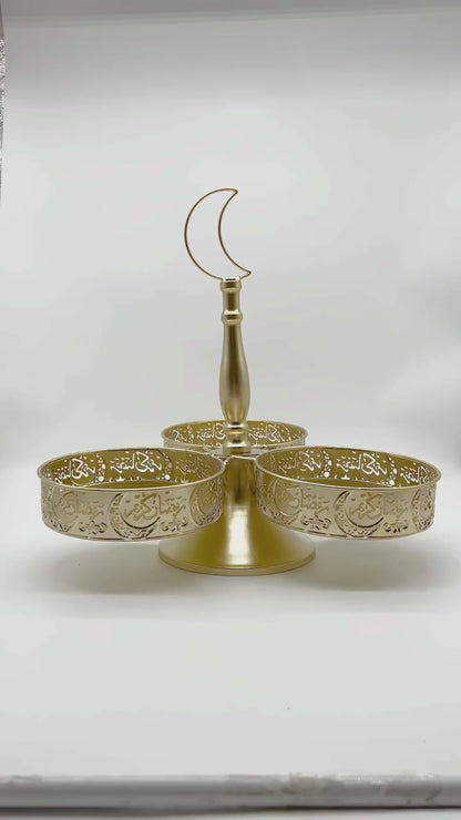 3 Circles Ramadan Serving Tray