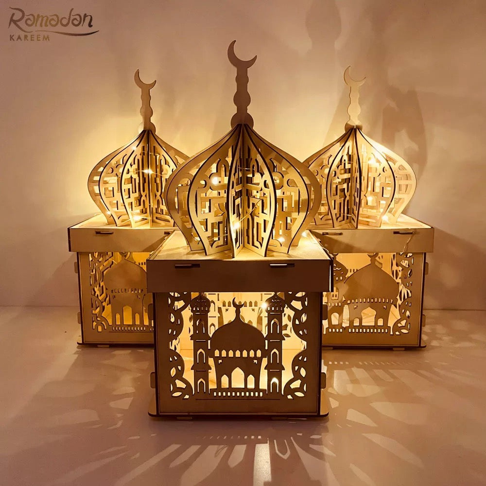 Wood Ramadan Lantern