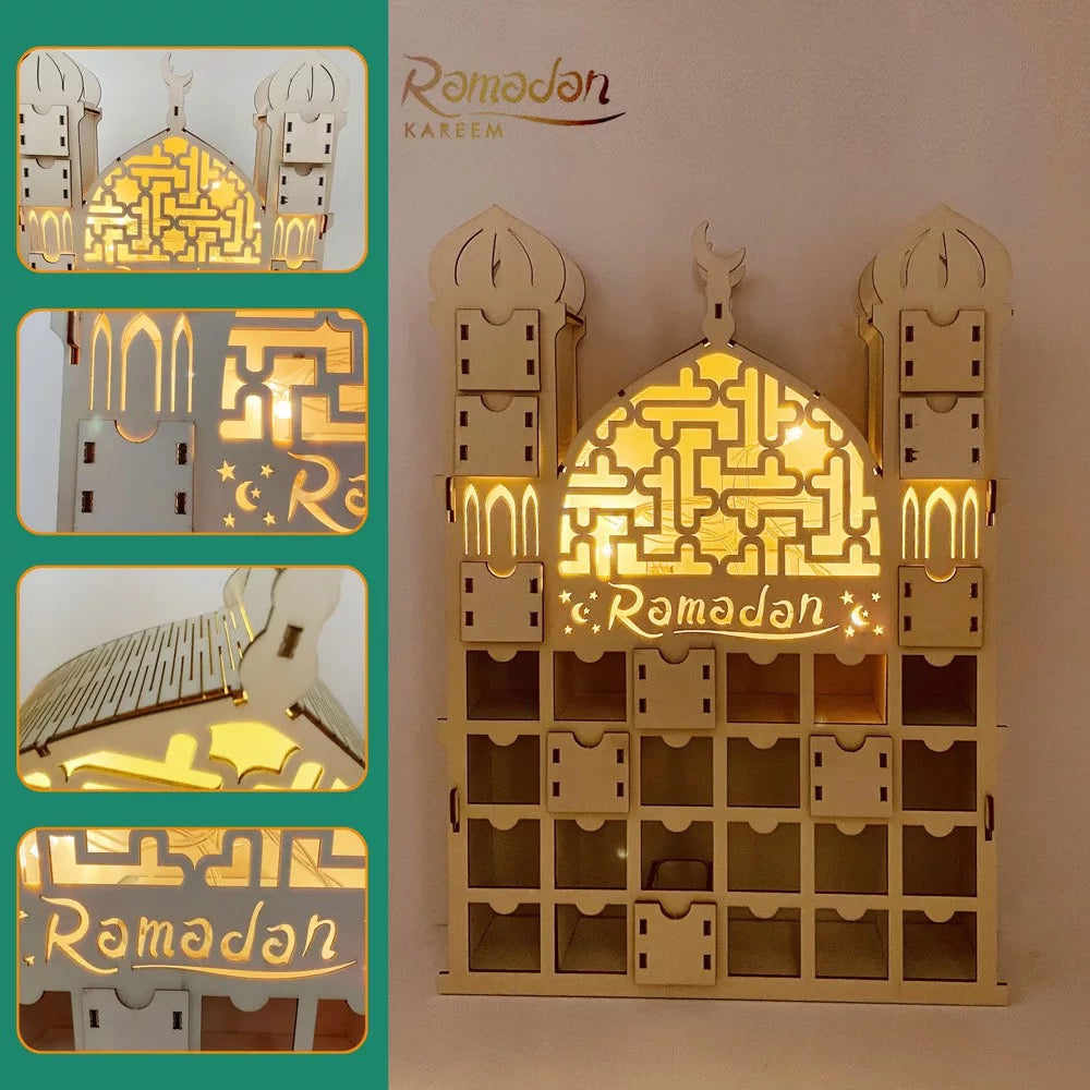 Wood Ramadan Kareem Box