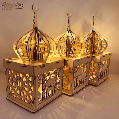 Wood Ramadan Lantern